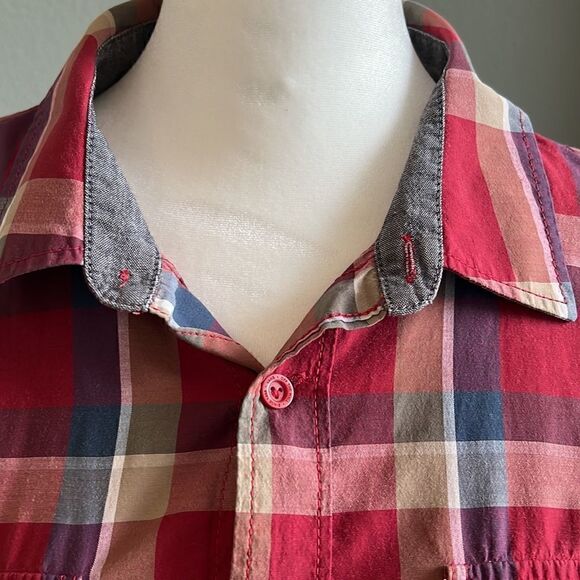 Vans Off the Wall Short Sleeve Plaid - Picture 4 of 6